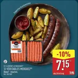 ALDI 12 veritables merguez offre
