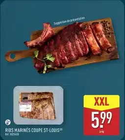 ALDI Ribs marinés coupe st-louis offre