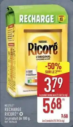 ALDI Nestlé - recharge ricore offre