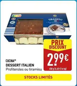 ALDI Dessert italien offre