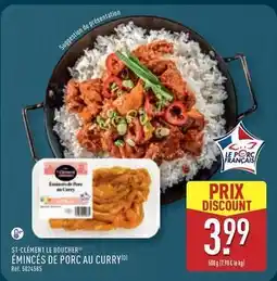 ALDI St-clément le boucher émincés de porc au curry offre