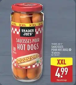ALDI Trader joe's - saucisses pour hot dogs offre