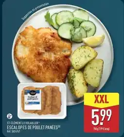 ALDI Escalopes de poulet panées offre