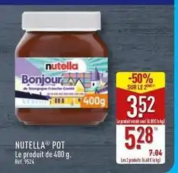 ALDI Ferrero rocher - nutella pot offre