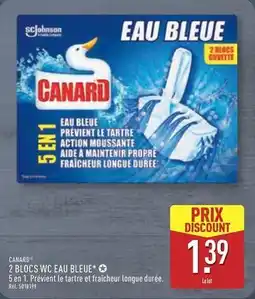 ALDI Canard - 2 blocs wc eau bleue offre