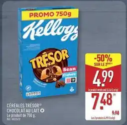 ALDI Kellogg's - céréales trésor chocolat au lait offre