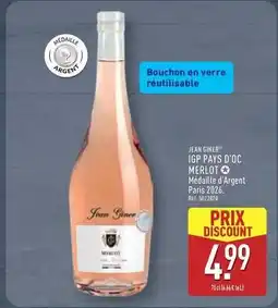 ALDI Jean giner - igp pays d'oc offre
