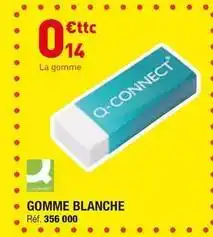 Hyperburo Q-connect - gomme blanche offre