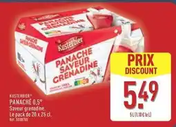 ALDI Panache 0.5° saveur grenadine offre