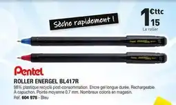 Hyperburo Pentel - roller energel bl417r offre