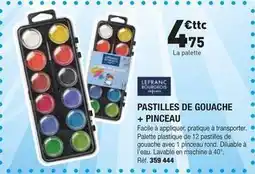 Hyperburo Palette - pastilles de gouache + pinceau offre