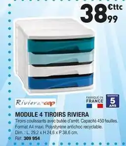 Hyperburo Dim - module 4 tiroirs offre