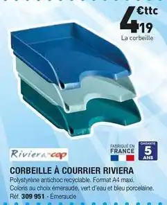 Hyperburo Cap - corbeille à courrier offre