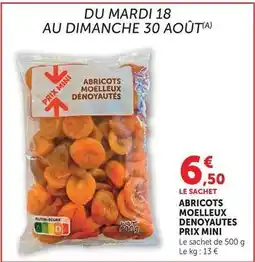 Hyper U Prix mini - abricots moelleux denoyautes offre