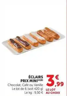 Hyper U Prix mini - éclairs offre