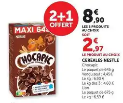 Hyper U Nestlé - cereales offre