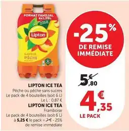 Hyper U Lipton - ice tea offre