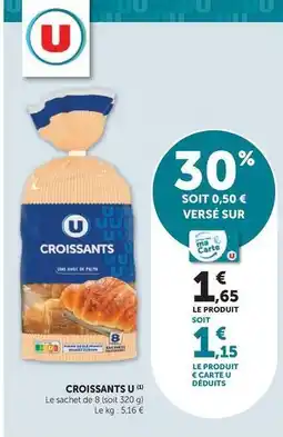 Hyper U U - croissants offre