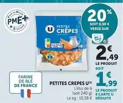 Hyper U U - petites crepes offre