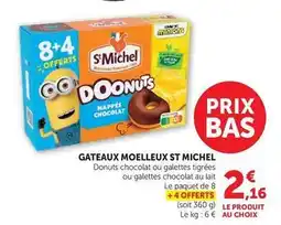 Hyper U St michel - gateaux moelleux offre