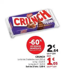 Hyper U Nestlé - crunch offre