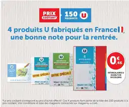 Super U U - intercalaries offre