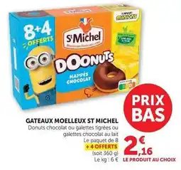 Super U St michel - gateaux moelleux offre