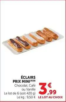 Super U Prix mini - éclairs offre
