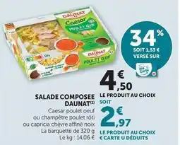 Super U Daunat - salade composee offre