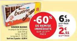 Super U Kinder - bueno offre