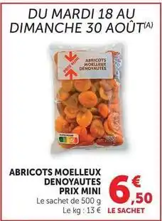 U Express Prix mini - abricots moelleux denoyautes offre