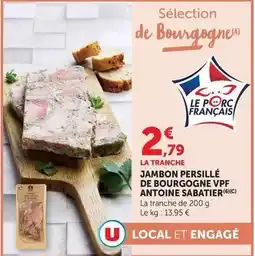 U Express Antoine sabatier - jambon persillé de bourgogne vpf offre