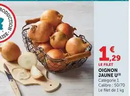 U Express Oignon jaune offre