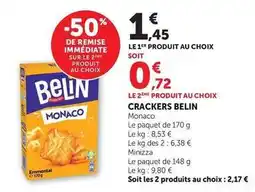U Express Belin - crackers offre