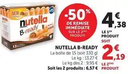 U Express Ferrero - nutella b-ready offre