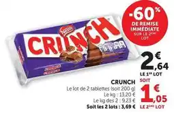 U Express Nestlé - crunch offre