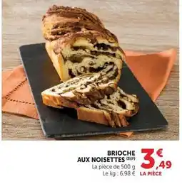 U Express Brioche aux noisettes offre