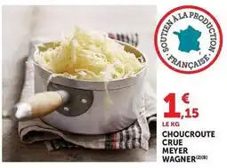 U Express Wagner - choucroute crue meyer offre