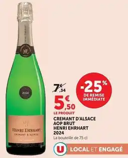 U Express U - cremant d'alsace aop brut 2024 offre