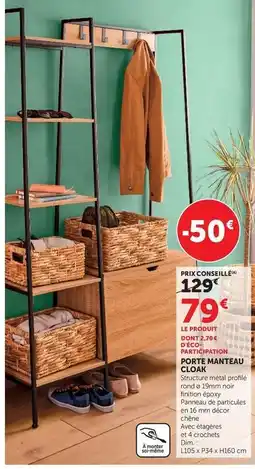 Super U Chêne - porte manteau offre