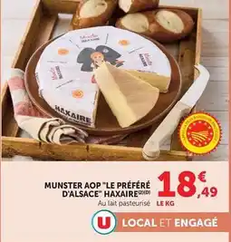 U Express U - munster aop le préféré d'alsace offre