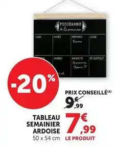 Super U Tableau semininer offre