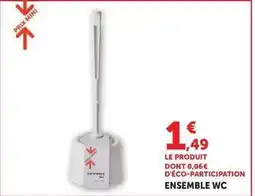 Super U Prix mini - ensemble wc offre