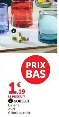 Super U En verre offre