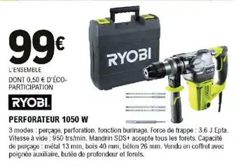 E.Leclerc Brico Perforateur 1050 W offre