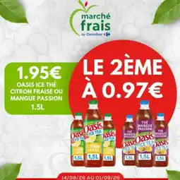 marché frais Géant Oasis Ice Tea offre