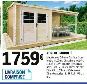 E.Leclerc Brico Abri de Jardin offre