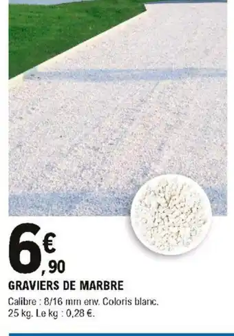 E.Leclerc Brico Graviers de Marbre offre