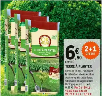 E.Leclerc Brico Terre à Planter offre