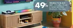 La Foir'Fouille MEUBLETV KLAUS offre
